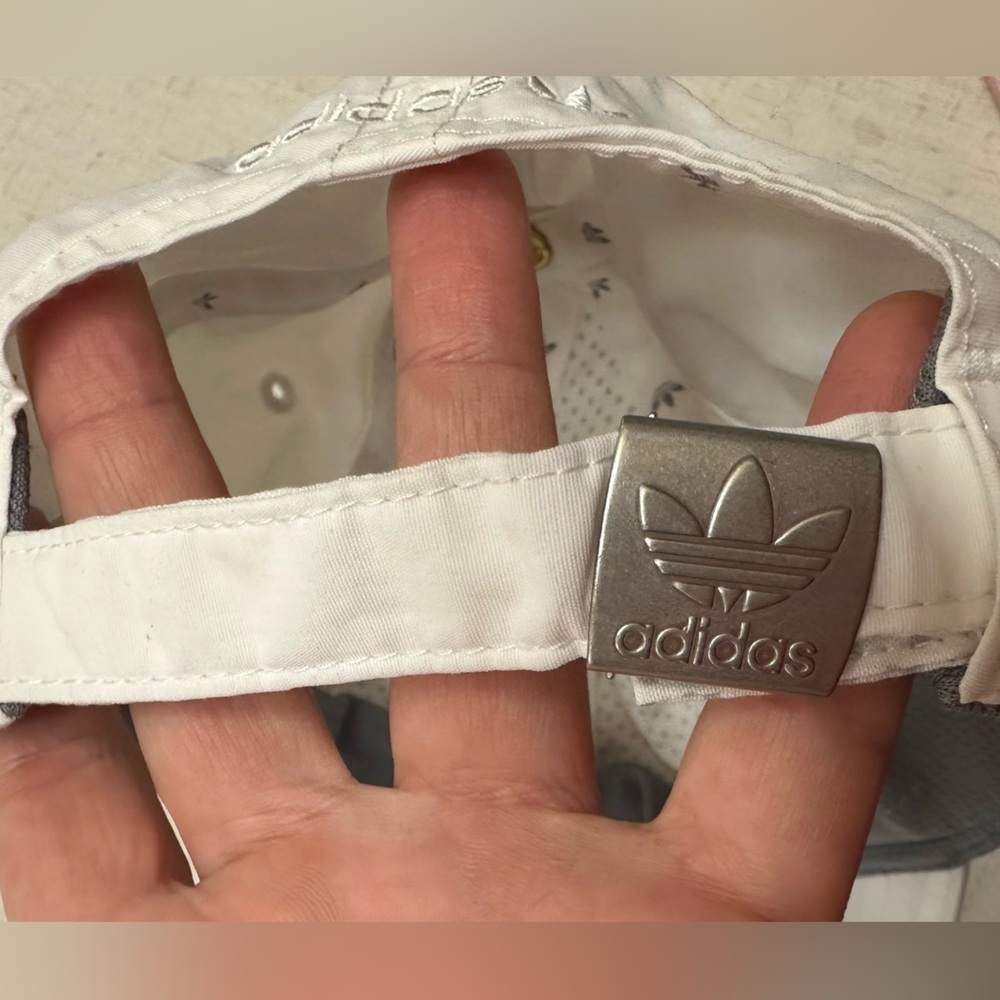 Unisex Adidas Gray and White Hat - Picture 6 of 10
